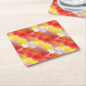 Entwurfsbeschaffenheits-Aquarellhintergrund Rechteckiger Pappuntersetzer (angewinkelt)