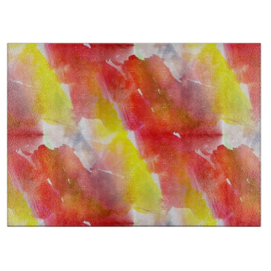 Entwurfsbeschaffenheits-Aquarellhintergrund Schneidebrett (Vorderseite)