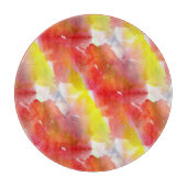 Entwurfsbeschaffenheits-Aquarellhintergrund Schneidebrett (Vorderseite)