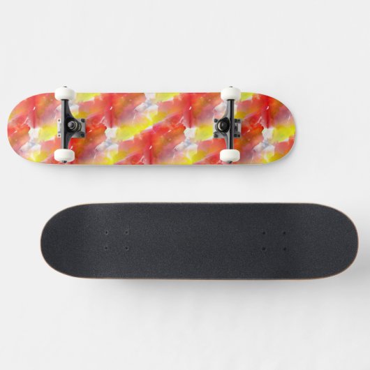 Entwurfsbeschaffenheits-Aquarellhintergrund Skateboard (Horizontal)