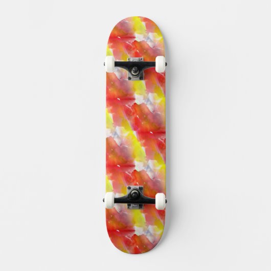Entwurfsbeschaffenheits-Aquarellhintergrund Skateboard (Vorderseite)