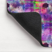 Entwurfsgrün, lila Beschaffenheit Watercolor Mousepad (Ecke)