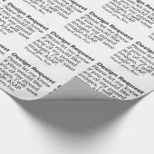 Entwurfspapier Geschenkpapier (Ecke)