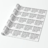 Entwurfspapier Geschenkpapier (Ungerollt)