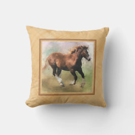 Entwurfspferdefohlenkissen Kissen