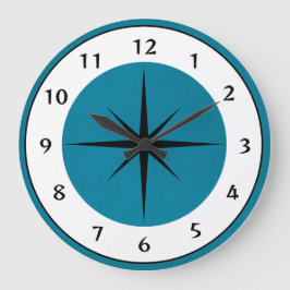 Entwurfszeit Mitte des Jahrhunderts Große Wanduhr