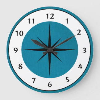 Entwurfszeit Mitte des Jahrhunderts Große Wanduhr