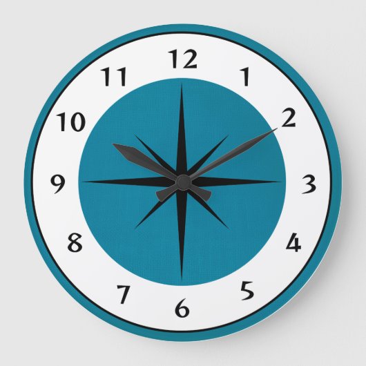 Entwurfszeit Mitte des Jahrhunderts Große Wanduhr (Vorderseite)