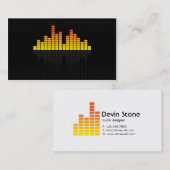 Entzerrer - Gelb Visitenkarte (Vorne/Hinten)