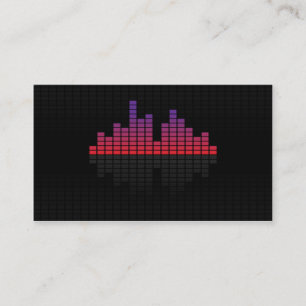 Entzerrer - lila visitenkarte