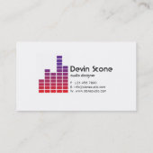 Entzerrer - lila visitenkarte (Rückseite)