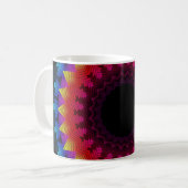 Entzerrer-Mandala Kaffeetasse (Vorderseite Links)