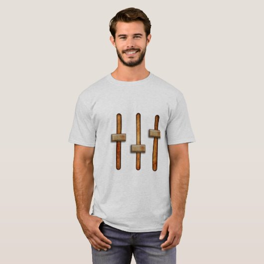 Entzerrer mit 3 Bands (Schmutzversion) T-Shirt (Vorne ganz)