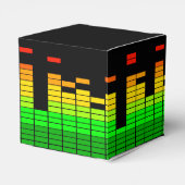 Entzerrer-Schwingungen vom Schlag des Geschenkschachtel (Rückseite)