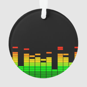 Entzerrer-Schwingungen vom Schlag des Ornament