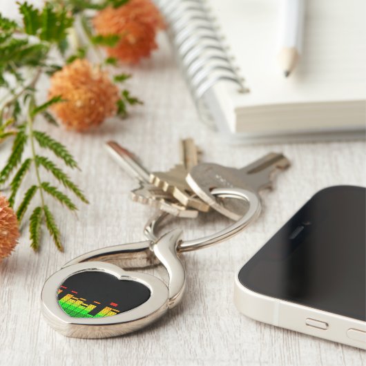 Entzerrer-Schwingungen vom Schlag des Schlüsselanhänger (Seite)