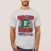 Entziehen Sie den Sumpf Trump 2020 T-Shirt (Vorderseite)