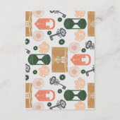 Entziehungsgeschlecht offenbart Windelkniffel Begleitkarte (Rückseite)