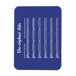 Entziffern Sie diesen Magneten Magnet