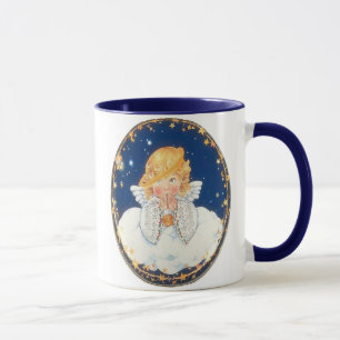 Entzückend-Engel, auf einer Wecker-Tasse Tasse