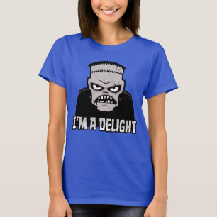 Entzückend mürrisches Frankenstein-Monster T-Shirt