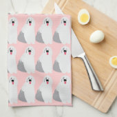 Entzückend niedliche alte englische handtuch (Viertel Falte)