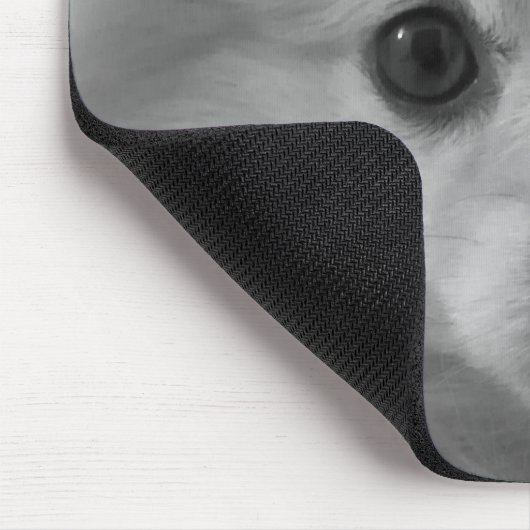 Entzückend niedlicher Spitz-Welpe Mousepad (Ecke)