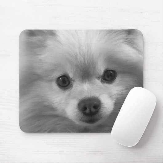 Entzückend niedlicher Spitz-Welpe Mousepad (Mit Mouse)