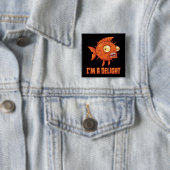 Entzückend Sonderbarer Paranoider Kugelfisch Button (Beispiel)
