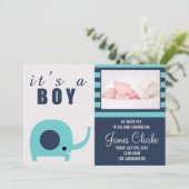 Entzückende aquamarine einladung (Stehend Vorderseite)