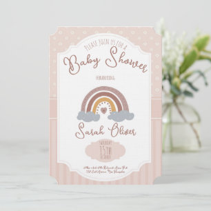 Entzückende Bubblegum Delight Baby Shower Einladun Einladung