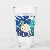 Entzückende Dinosaurier-Baby-Party Glas (Rückseite)