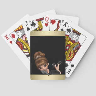 Entzückende Diva Prinzessin Spielkarten