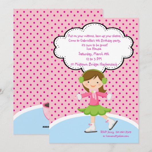 Entzückende Einladung (Vorne/Hinten)