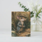 Entzückende Fantasy-Maus Postkarte (Stehend Vorderseite)