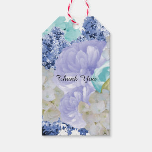 Entzückende florale Dankeschön-Geschenkanhänger Geschenkanhänger