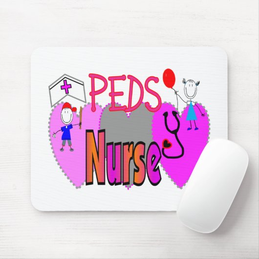 Entzückende Geschenke PEDS KRANKENSCHWESTER Mousepad (Mit Mouse)