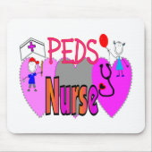 Entzückende Geschenke PEDS KRANKENSCHWESTER Mousepad (Vorne)