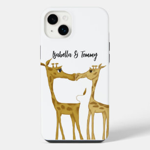 Entzückende Giraffenliebhaber iPhone 14 Plus Hülle