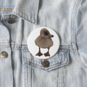 Entzückende graue Entlein-Nahaufnahme-Fotografie Button (Beispiel)