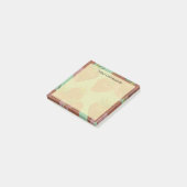 Entzückende Grüne Pastell Erdbeere Post-it Klebezettel (angewinkelt)