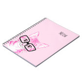 Entzückende Hand gezeichnetes Nerdy Notizblock (Linke Seite)