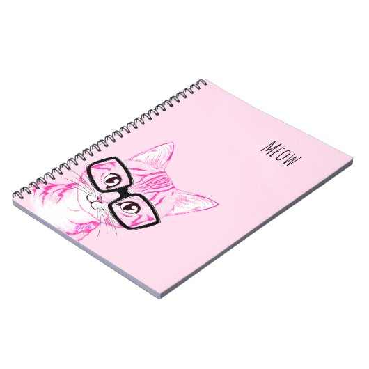 Entzückende Hand gezeichnetes Nerdy Notizblock (Linke Seite)