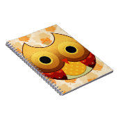 Entzückende Herbst-Eule Notizblock (Rechte Seite)