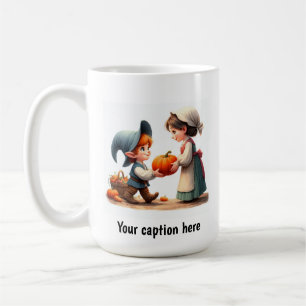 Entzückende junge Munchkins in Vintage-Kleidung Kaffeetasse