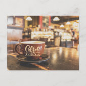Entzückende Kaffeestunde Postkarte (Vorderseite)