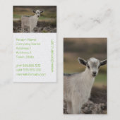 Entzückende Kinderziege Visitenkarte (Vorne/Hinten)