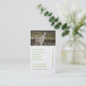 Entzückende Kinderziege Visitenkarte (Stehend Vorderseite)