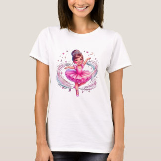 Entzückende kleine Ballerina, die in Magic Starli  T-Shirt