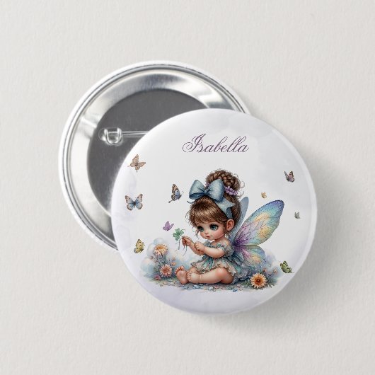 Entzückende kleine Fee Button (Vorne & Hinten)
